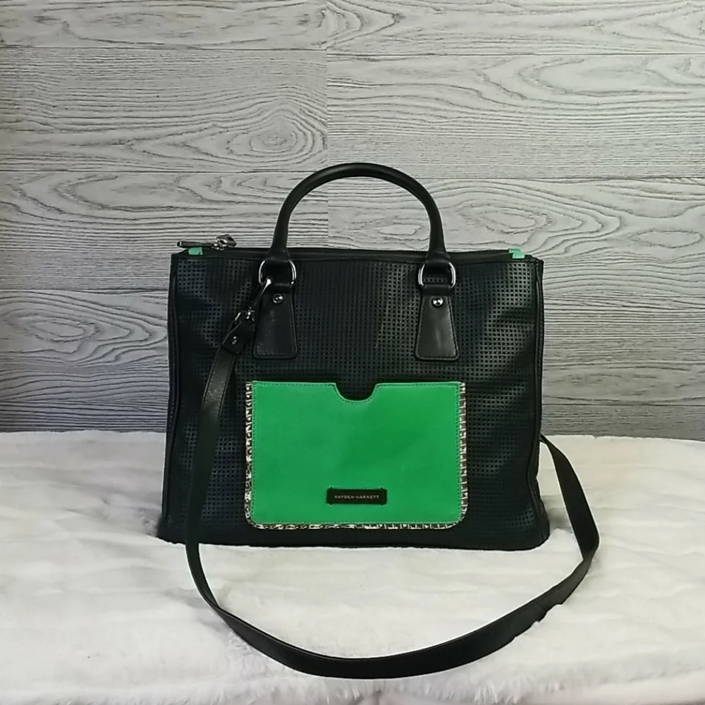 HAYDEN HARNETT // ltd ed ultra-chic 2 piece leather bag & mini clutch - Picture 9 of 16